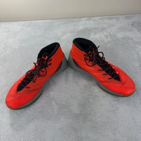 Under Armour Curry 3 Bolt Orange Athletic Shoes Mens Size 13